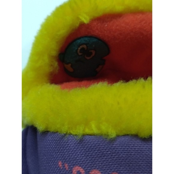 Vintage Knickerbocker PAC-Man 8” Stuffed Toy Plush “Score With Me” 1980s - Picture 5 of 6